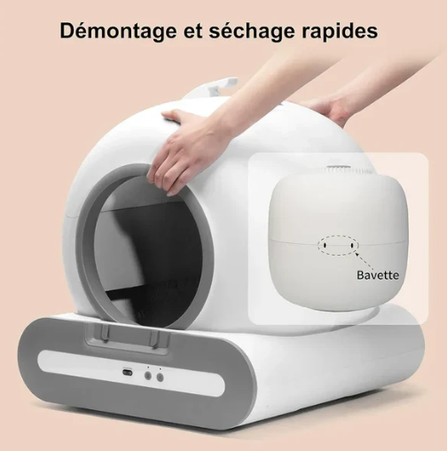 Ronrona™ – Litière Automatique Autonettoyante & Sans Odeur