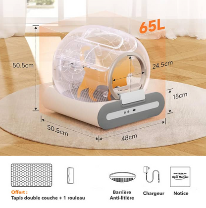 Ronrona™ – Litière Automatique Autonettoyante & Sans Odeur