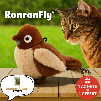 RonronFly™ – Le compagnon qui apaise & occupe votre chat