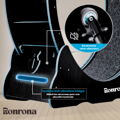 RonronFit™ — Roue d’exercice silencieuse pour chats actifs
